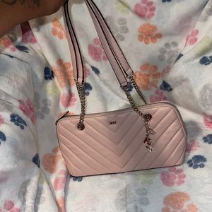 DKNY light pink handbag